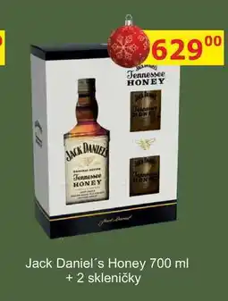 BENE Nápoje Jack Daniel's Honey 700 ml + 2 skleničky nabídka