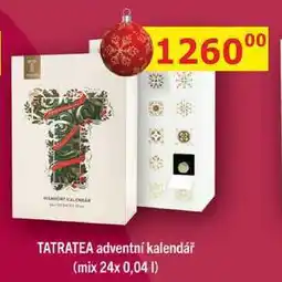 BENE Nápoje TATRATEA adventní kalendář (mix 24x 0,04l) nabídka