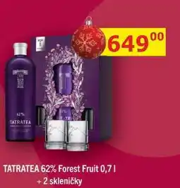 BENE Nápoje TATRATEA 62% Forest Fruit 0,7l + 2 skleničky nabídka