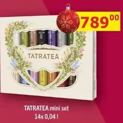 BENE Nápoje TATRATEA mini set 14x 0,04l nabídka