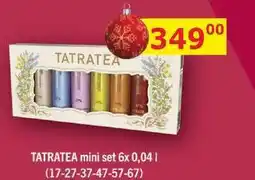 BENE Nápoje TATRATEA mini set 6x 0,04l (17-27-37-47-57-67) nabídka