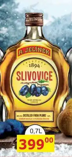 BENE Nápoje R. JELÍNEK Slivovice zlatá 0,7l nabídka