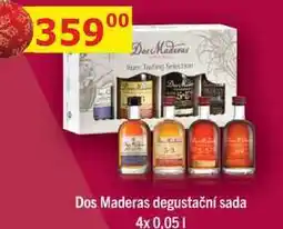 BENE Nápoje Dos Maderas degustační sada 4x 0,05l nabídka