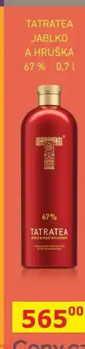 BENE Nápoje TATRATEA JABLKO A HRUŠKA 67% 0,7l nabídka