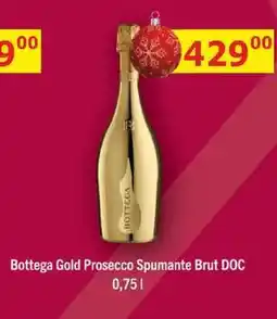 BENE Nápoje Bottega Gold Prosecco Spumante Brut DOC 0,75l nabídka
