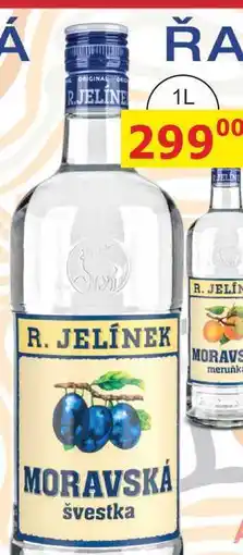 BENE Nápoje R. JELÍNEK Moravská švestka 40% 1l nabídka