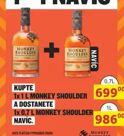 BENE Nápoje MONKEY SHOULDER 0,7l nabídka