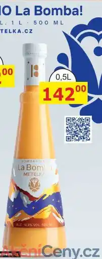 BENE Nápoje METELKA La Bomba 0,5l nabídka