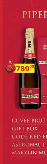 BENE Nápoje Piper Heidsieck Cuvée Brut 0,75l 12% GB nabídka
