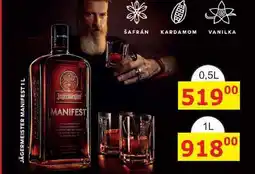 BENE Nápoje JÄGERMEISTER MANIFEST 1L nabídka