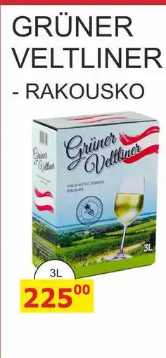 BENE Nápoje GRÜNER VELTLINER - RAKOUSKO 3L nabídka