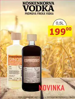 BENE Nápoje Koskenkorva vodka Espresso 0,5l nabídka
