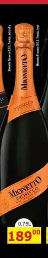 BENE Nápoje Mionetto Prosecco Treviso, brut 0,75l nabídka