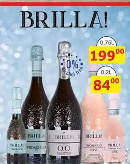 BENE Nápoje BRILLA! PROSECCO 0,75l nabídka