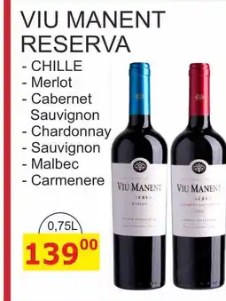 BENE Nápoje VIU MANENT RESERVA 0,75L nabídka
