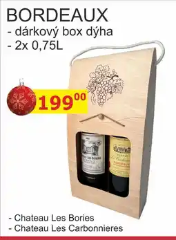 BENE Nápoje BORDEAUX - dárkový box dýha - 2x 0,75L nabídka