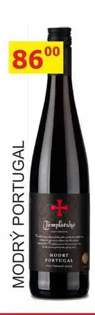 BENE Nápoje Templářské sklepy 0,75l MODRÝ PORTUGAL nabídka