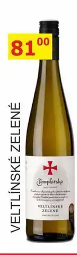 BENE Nápoje Templářské sklepy 0,75l VELTLÍNSKÉ ZELENÉ nabídka