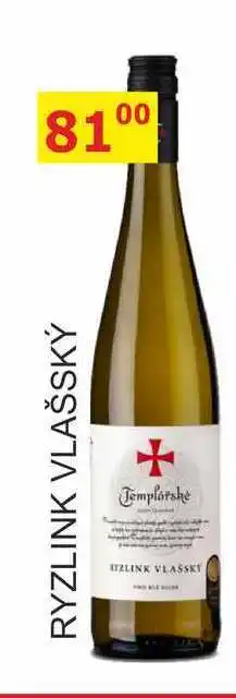 BENE Nápoje Templářské sklepy 0,75l RYZLINK VLAŠSKÝ nabídka