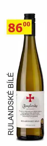 BENE Nápoje Templářské sklepy 0,75l RULANDSKÉ BÍLÉ nabídka