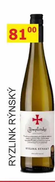BENE Nápoje Templářské sklepy 0,75l RYZLINK RÝNSKÝ nabídka