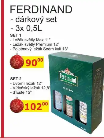 BENE Nápoje FERDINAND - dárkový set - 3x 0,5L nabídka