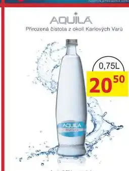 BENE Nápoje Aquila Aqualinea Pramenitá voda 0,75L sklo nabídka