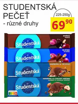 BENE Nápoje Orion Studentská pečeť čokoláda 250g, různé druhy nabídka