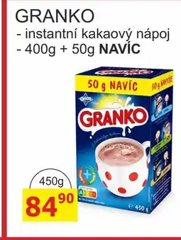 BENE Nápoje ORION GRANKO Instantní kakaový nápoj 400g + 50g NAVÍC nabídka