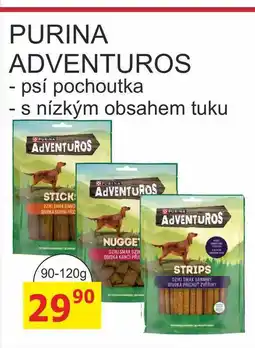 BENE Nápoje PURINA ADVENTUROS - psí pochoutka 120g nabídka