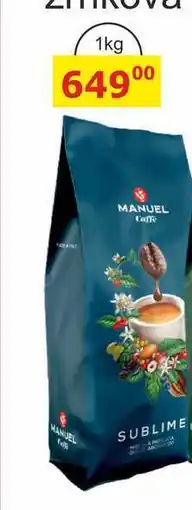BENE Nápoje MANUEL Caffe SUBLIME 1kg nabídka