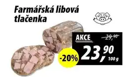 ZEMAN Farmářská libová tlačenka, 100 g nabídka