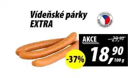 ZEMAN Vídeňské párky EXTRA, 100 g nabídka