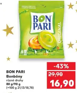 Kaufland BON PARI Bonbóny nabídka