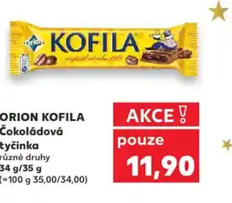 Kaufland ORION KOFILA Čokoládová tyčinka nabídka