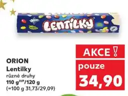 Kaufland ORION Lentilky nabídka