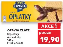 Kaufland OPAVIA ZLATÉ Oplatky nabídka