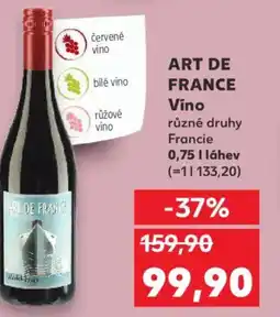 Kaufland ART DE FRANCE Vino nabídka