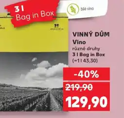 Kaufland VINNÝ DŮM Vino nabídka