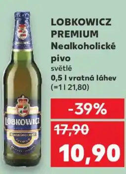 Kaufland LOBKOWICZ PREMIUM Nealkoholické pivo nabídka