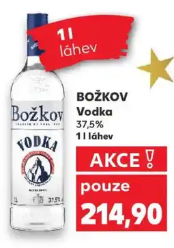 Kaufland BOŽKOV Vodka 37.5% nabídka