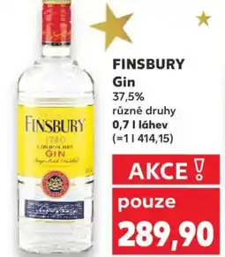 Kaufland FINSBURY Gin 37,5% nabídka