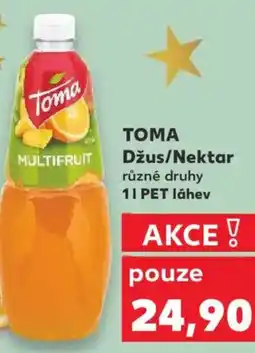 Kaufland TOMA Džus/Nektar nabídka