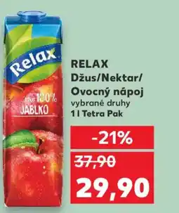 Kaufland RELAX Džus/Nektar/ Ovocný nápoj nabídka