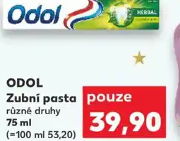 Kaufland ODOL Zubní pasta nabídka