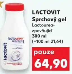 Kaufland LACTOVIT Sprchový gel Lactourea- zpevňující nabídka