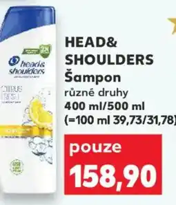 Kaufland HEAD& SHOULDERS Šampon nabídka