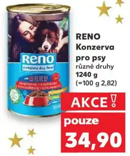 Kaufland RENO Konzerva pro psy nabídka
