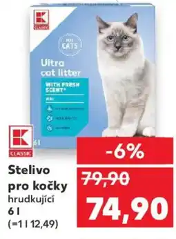 Kaufland Stelivo pro kočky hrudkující nabídka