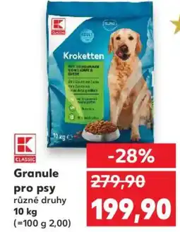 Kaufland Granule pro psy nabídka